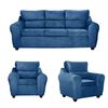 Juego de Living Mexx Muebles Dubai 5 Cuerpos Petroleo