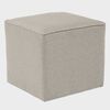 Sofá Mons Sicilia 3 Cuerpos + Dos Pouf 1 Cuerpo Beige