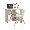 Escritorio Esquinero Silcosil Madrid Blanco Madera