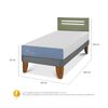 Cama Europea CIC 1 Plaza Excellence + Respaldo Munich Olivo