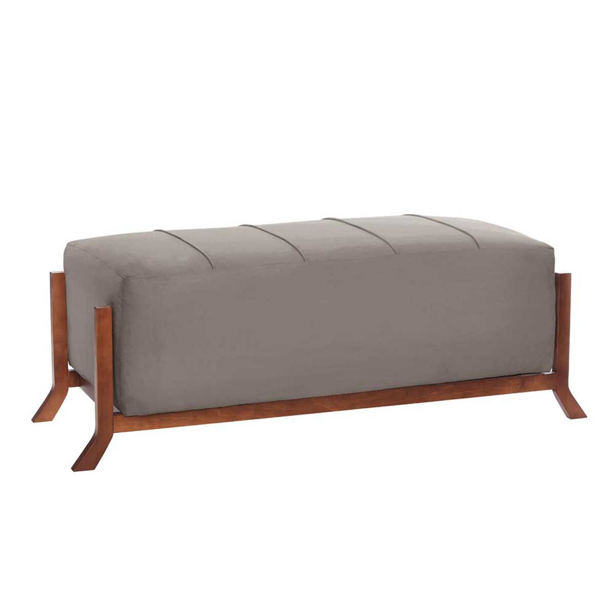 Banqueta Latam Home Marsella Tela Velvet Gris