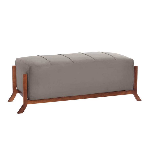 Banqueta Latam Home Marsella Tela Velvet Gris