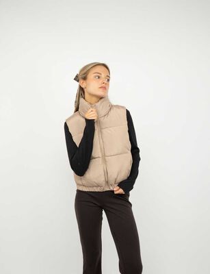 Imagen 1 del producto Parka Sin Mangas Mujer Icono Camel, Negro