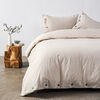Funda de Plumón Cannon Home Oxford 2 Plazas Beige