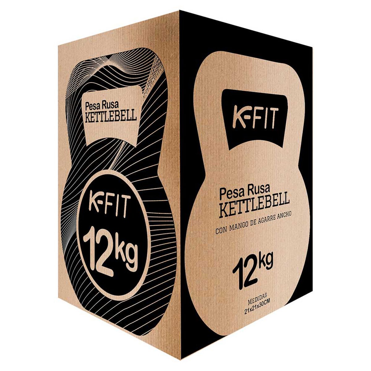 Pesa Rusa Kettlebell 12kg K-fit