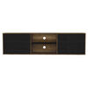 Rack TV TuHome Vassel Caramelo / Wengue  Hasta 80"