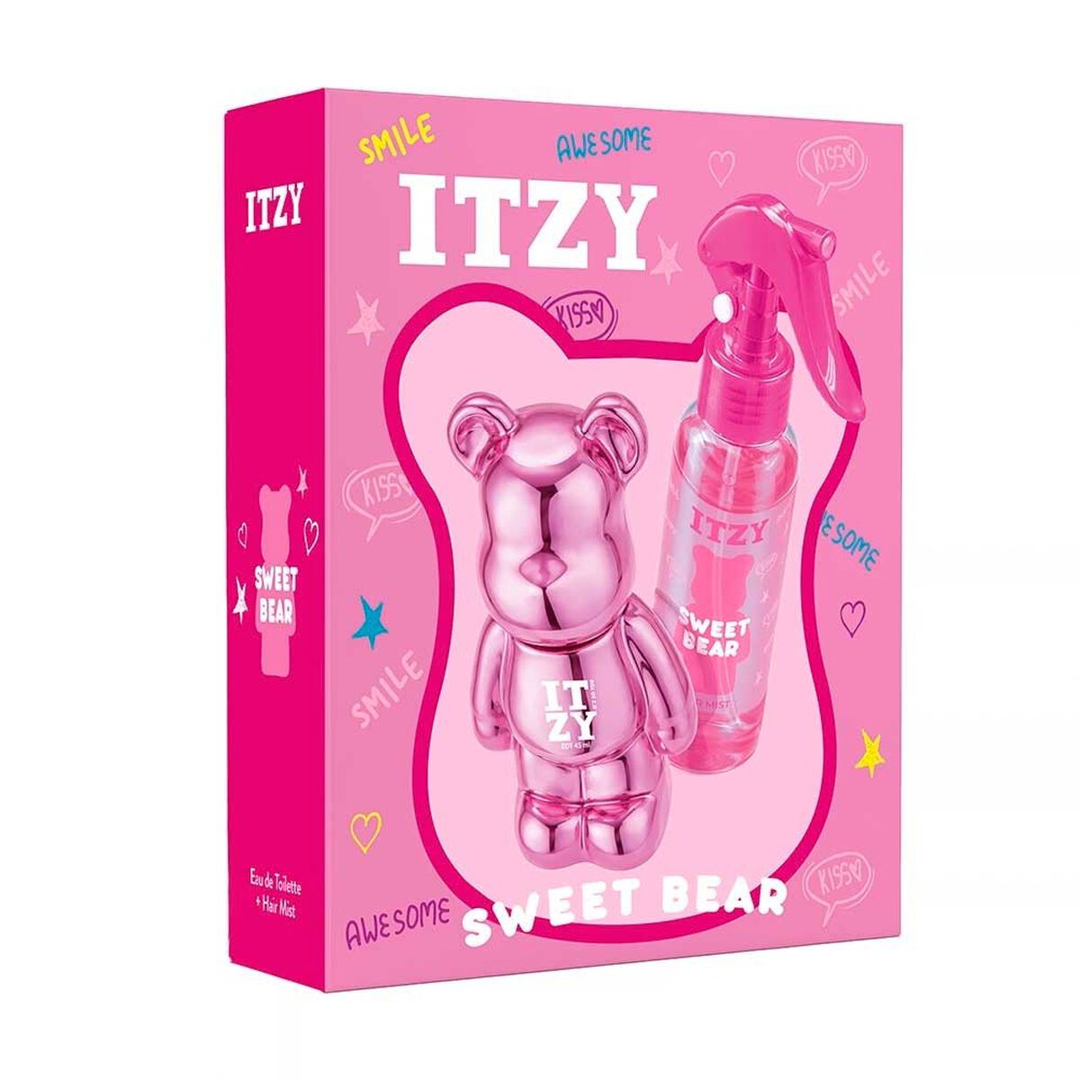 Set Perfume Itzy Mujer Sweet Bear EDT 45 ml + Hair Mist