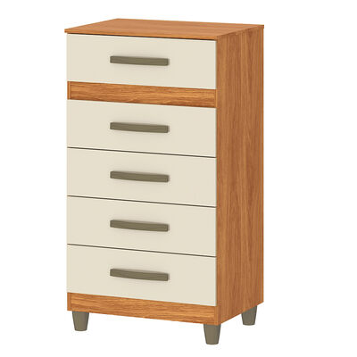 Imagen 2 del producto Cómoda Vekkahome Malta 5 Cajones Café