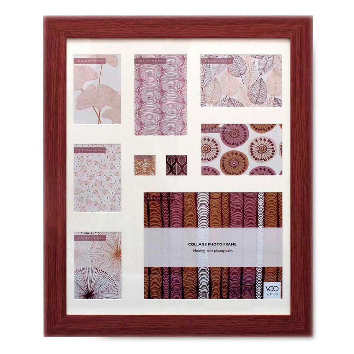 Marco Vgo Collage Caf&eacute; Claro 40 x 50 cm