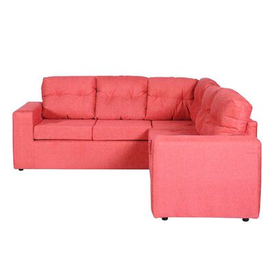 Sofá Seccional Modular Kea Liverpool 5 Cuerpos Tela Terracota