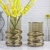 Set 2 Floreros Decorativos Ankara Freya Dorado