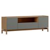 Rack TV Roca Barcelona 2 Puertas 1 Caj&oacute;n Verde Roble