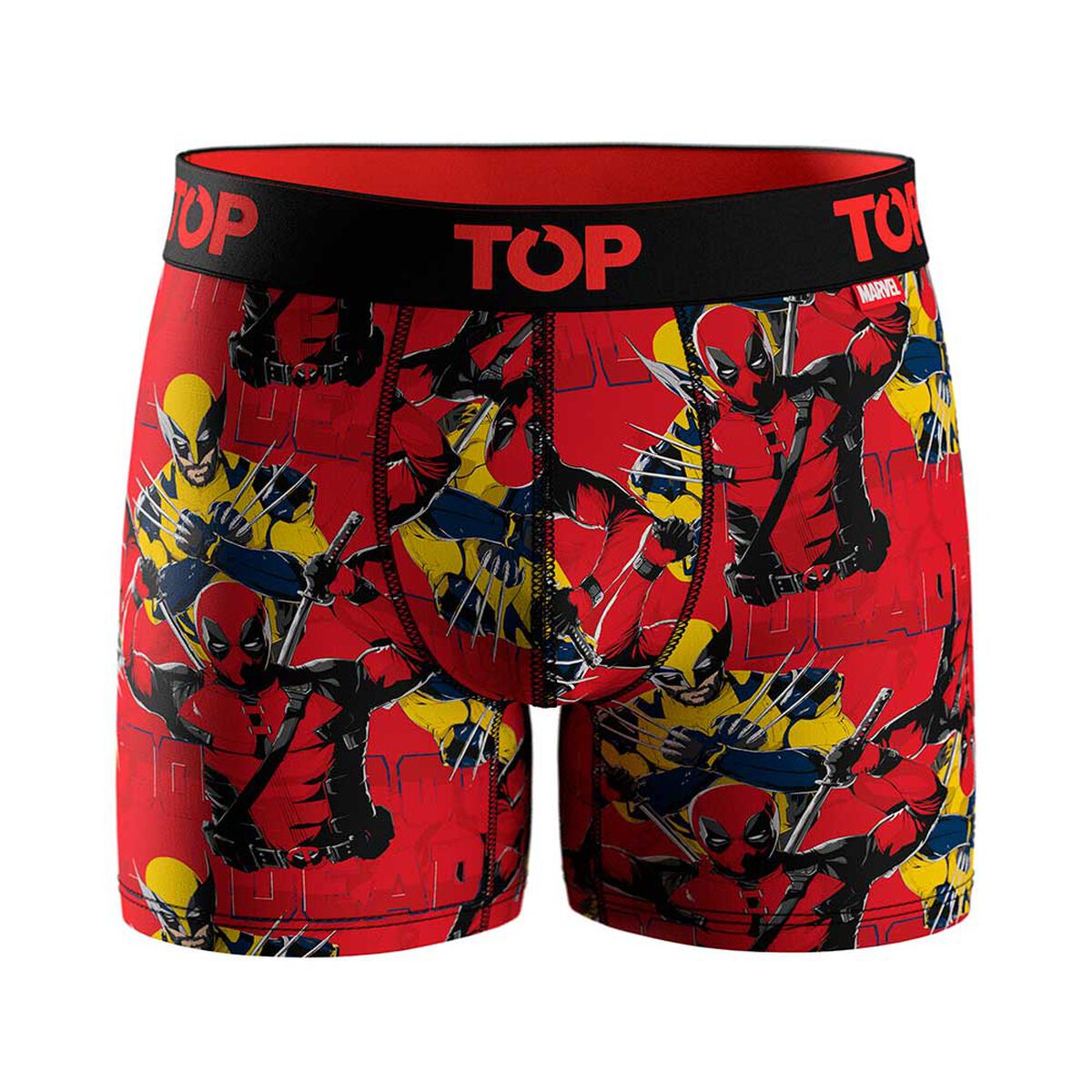 Pack 3 B&oacute;xer Medio Marvel Algod&oacute;n Hombre Top