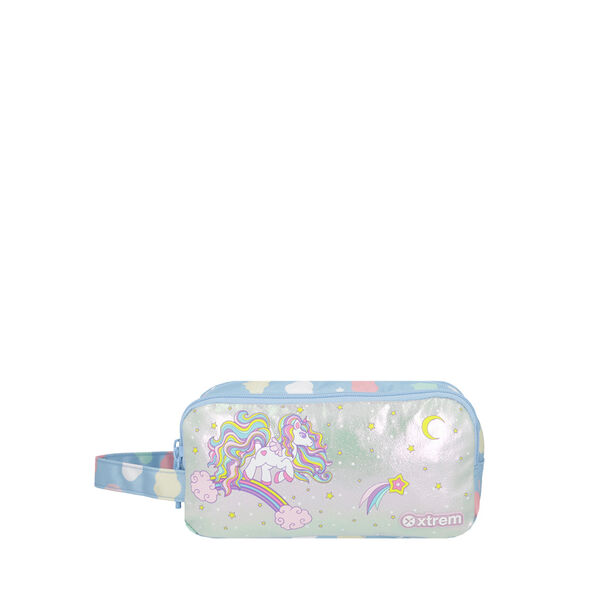 Estuche Xtrem University+ 5XT Unicornio Azul