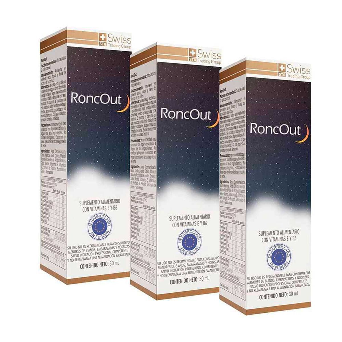 Ronc-Out 3 Suplementos Spray