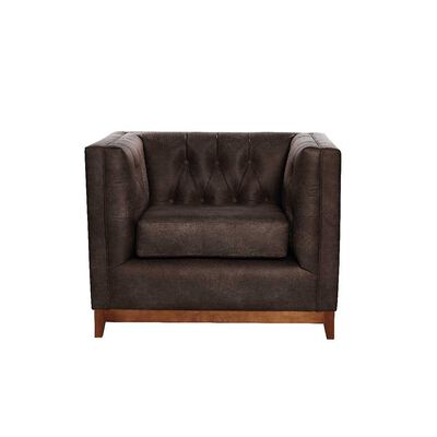 Imagen 1 del producto Sillón Latam Home Cuero Colorado Roma 1 Cuerpo Marron