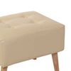 Pouf Latam Home Niza PU Beige