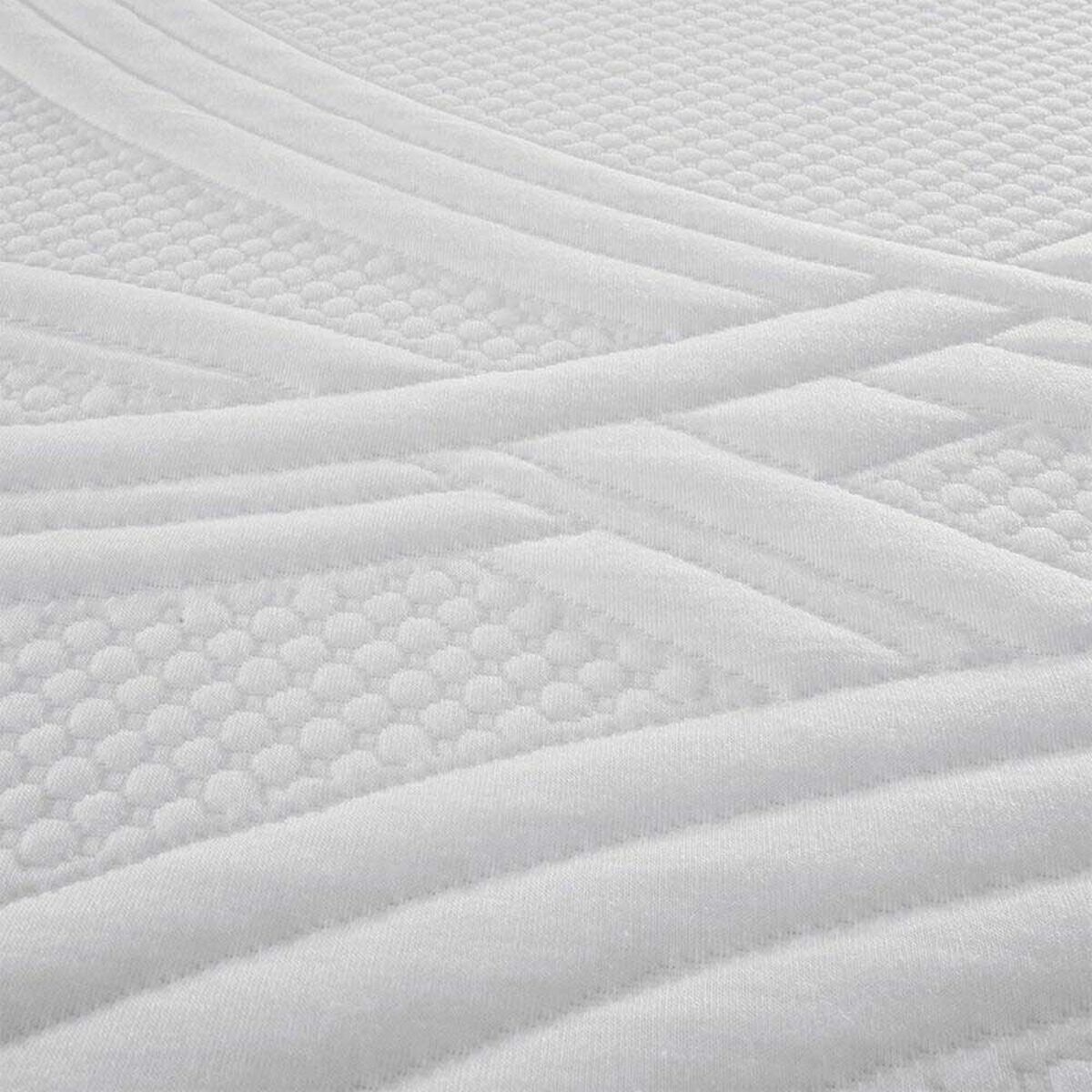 Cama Europea CIC Base Dividida 2 Plazas Ortopedic + Respaldo + 2 Veladores