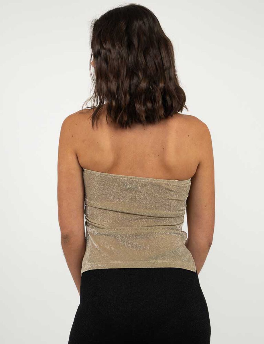 Polera Strapless Mujer Icono