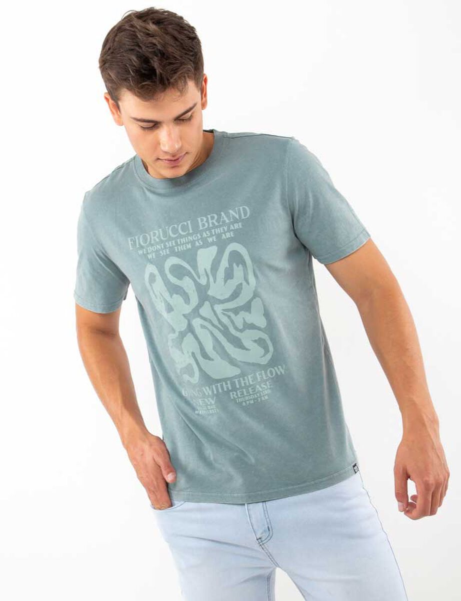 Polera Manga Corta Hombre Fiorucci