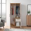 Closet Tuhome Vance 1 Caj&oacute;n 3 Puertas Fresno Europeo-Capri