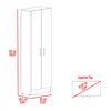 Mueble Despensa Multiusos Tuhome Kitchen 2 Puertas Blanco 