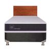 Box Spring CIC 1 Plaza New Ortopedic + Respaldo New Villarrica