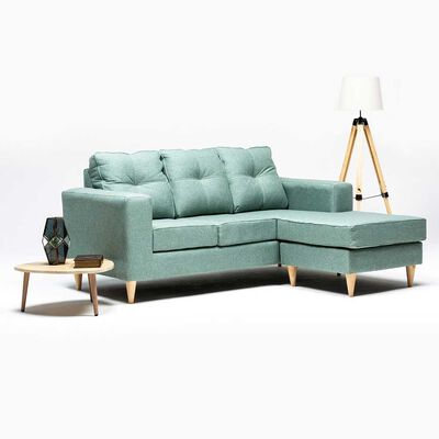 Imagen 2 del producto Sofá Seccional Kea Infinity Tela 3 Cuerpos Verde