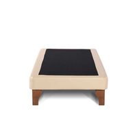 Base Europea Dividida Latam Home 1,5 Plazas Zen PU Beige