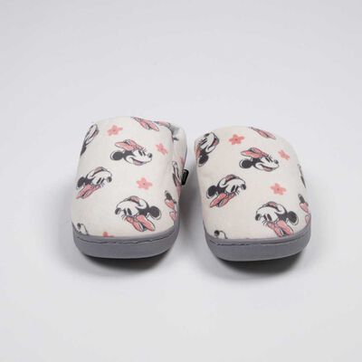 Imagen 1 del producto Pantufla Mujer Minnie Ecru