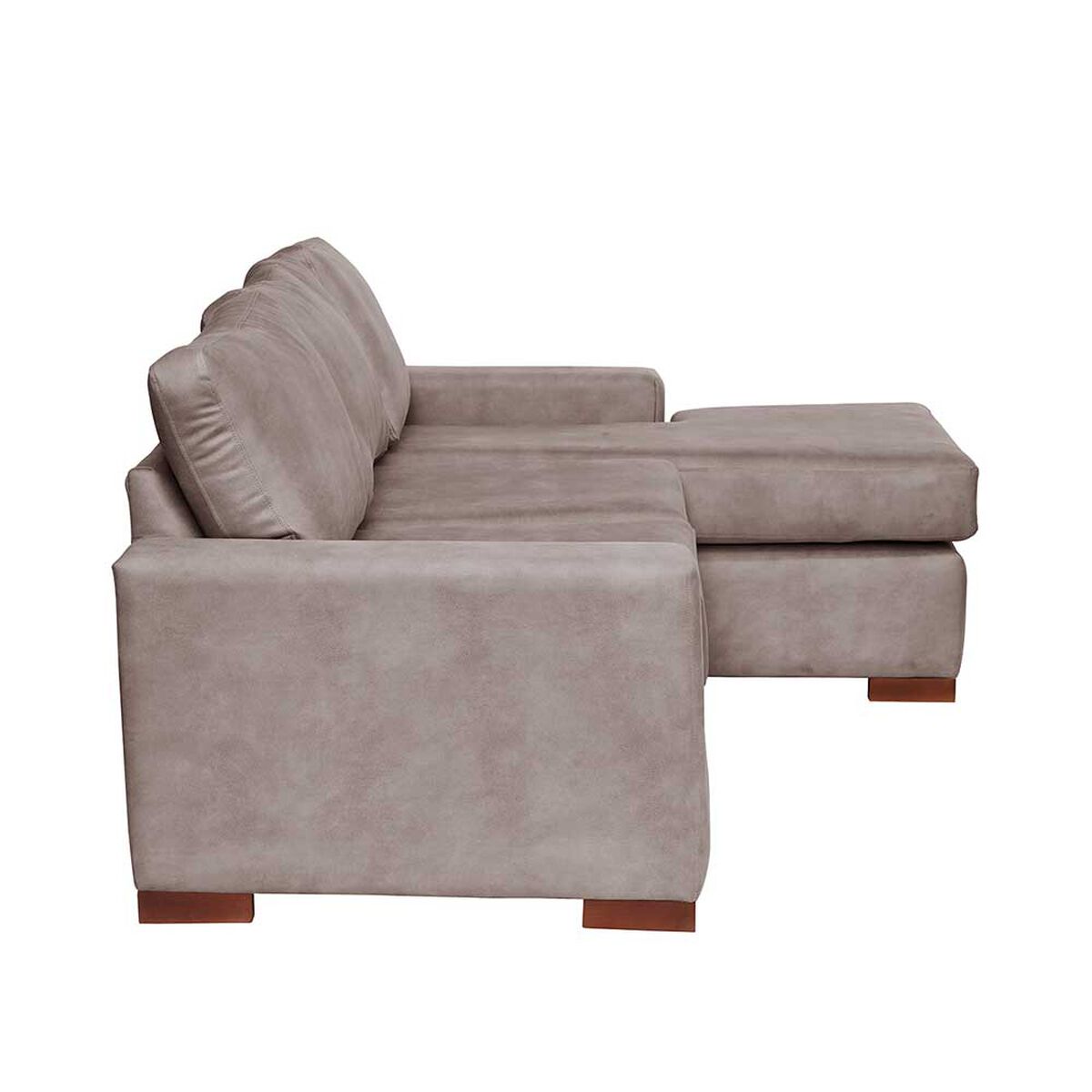 Sofá Seccional Derecho Latam Home Livorno 3 Cuerpos Gris