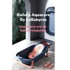 Bañera Premium con Lavapelo y Accesorios Lubabycas Rosada