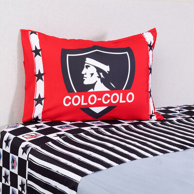 Juego de sábanas Colo Colo 1,5 Plazas Vidal