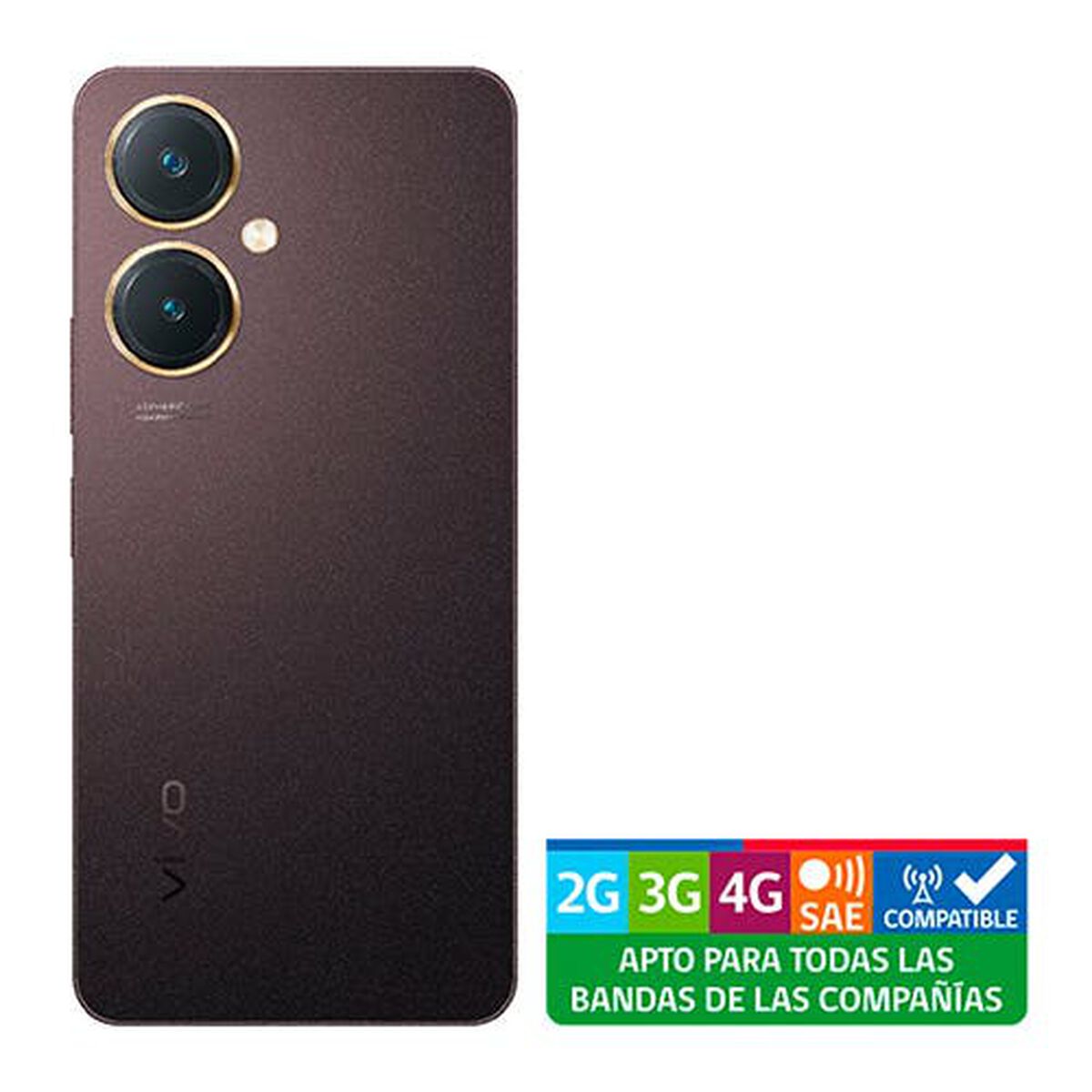 Celular Vivo Y27 4G 128GB 6,64" Borgoña Liberado