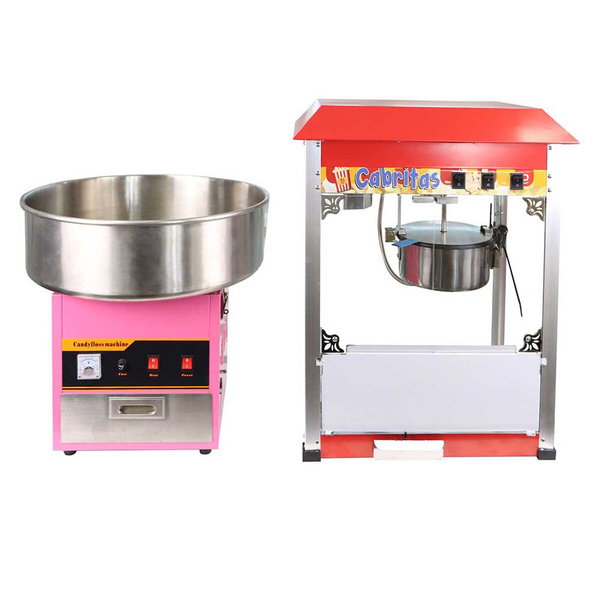 Pack Máquina de Cabritas + Máquina de Algodón B-Fresh R5290