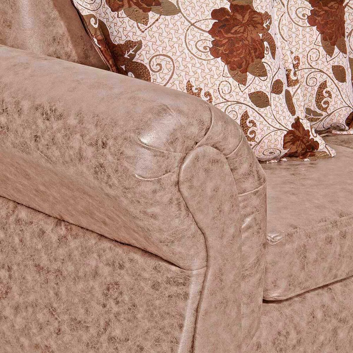 Seccional Black Factory Isabella 3 Cuerpos Beige