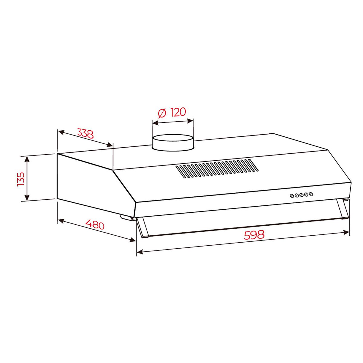 Campana Teka Cx 62120 Kos Inox