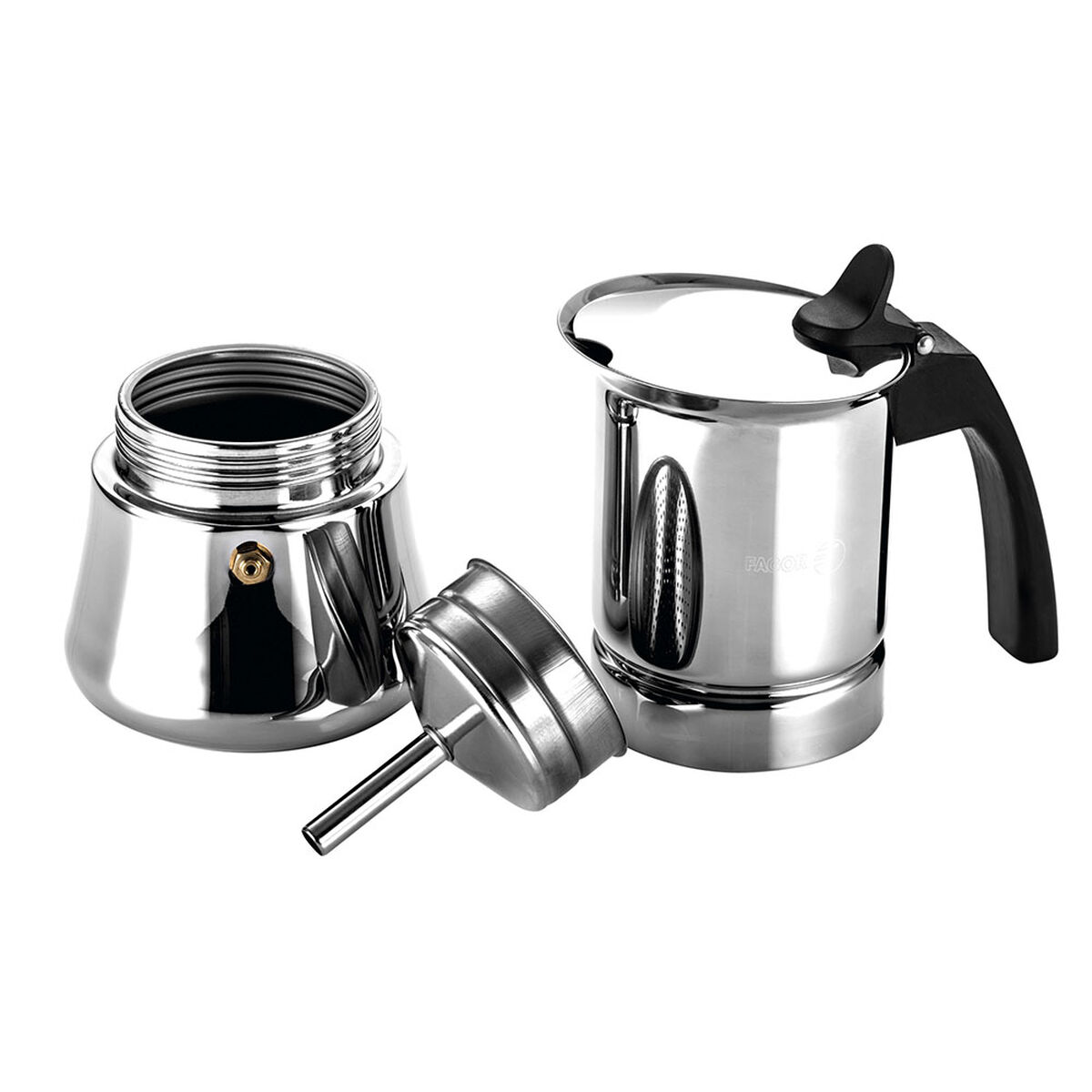 Cafetera Acero Inoxidable Fagor Etnica 325 ml