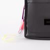 Mochila Lisa Negra Eco Cuero Mujer Icono