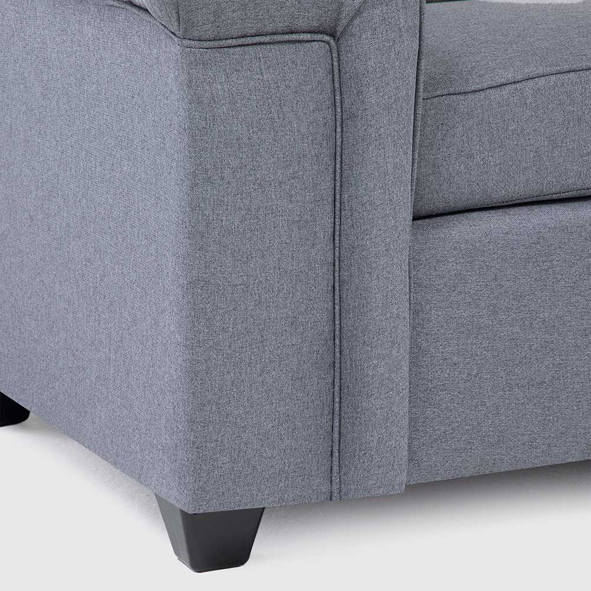 Juegos de Living Mons Sicilia Sof&aacute; 2 Cuerpos + Dos Sillones 1 Cuerpo Gris