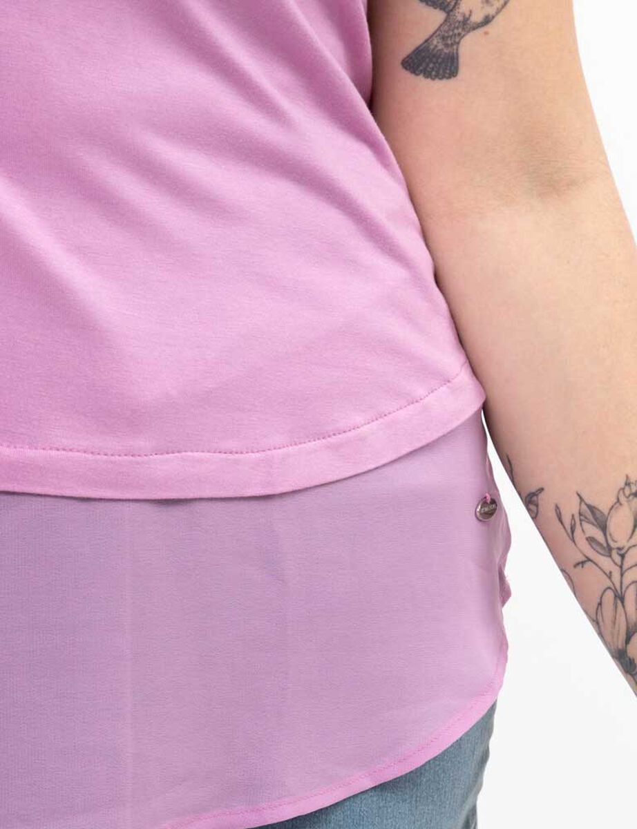 Polera Lisa Sin Mangas Mujer Extralindas