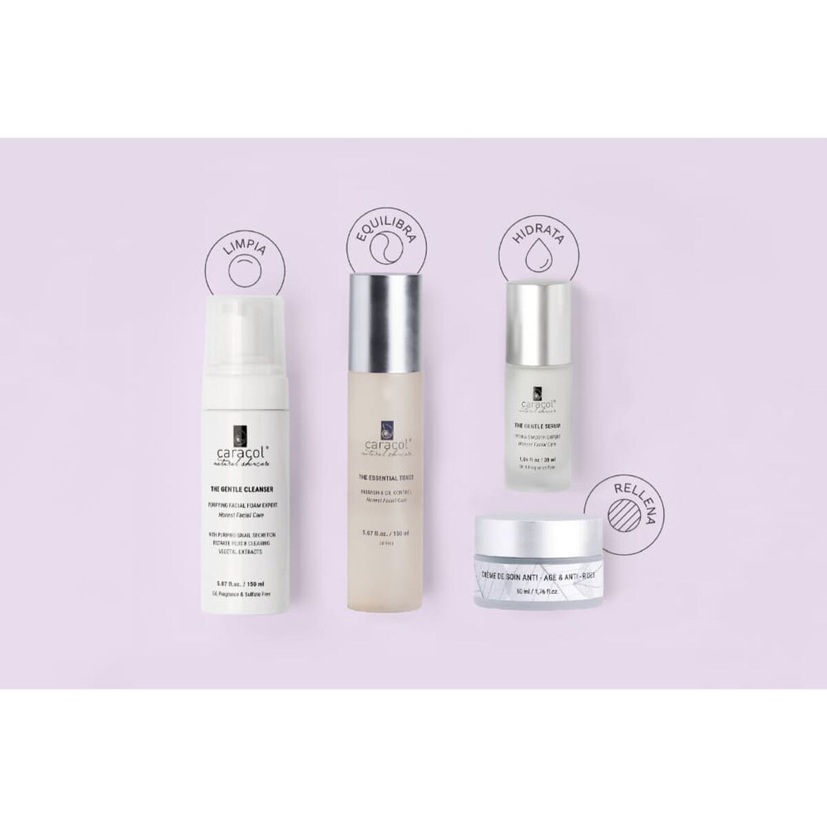 Pack Piel Sensible Juventud Infinita Caracol Natural