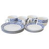 Set Vajilla Doral Amelia 12 Piezas Multicolor