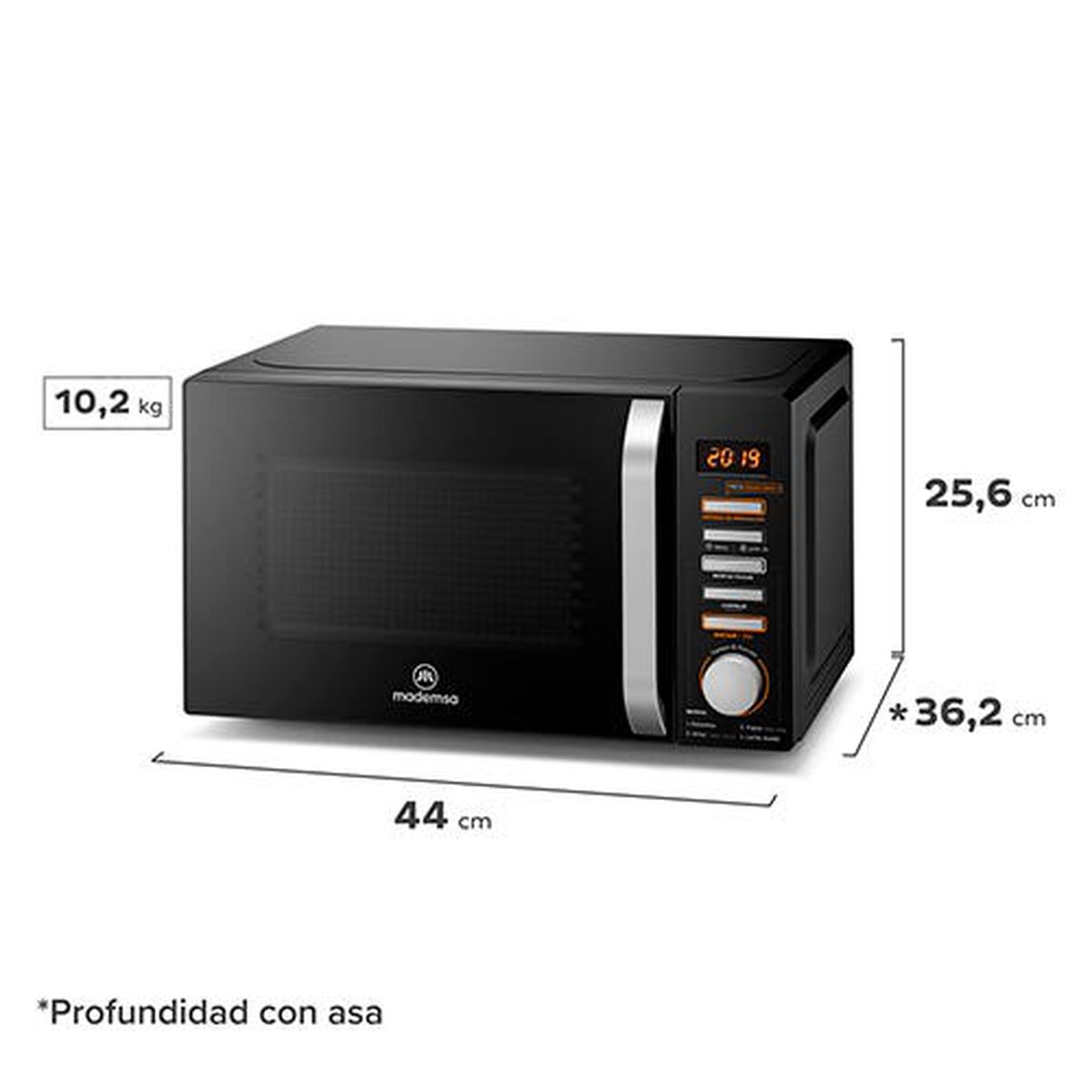 Microondas Mademsa MM20FBH 20 lts.