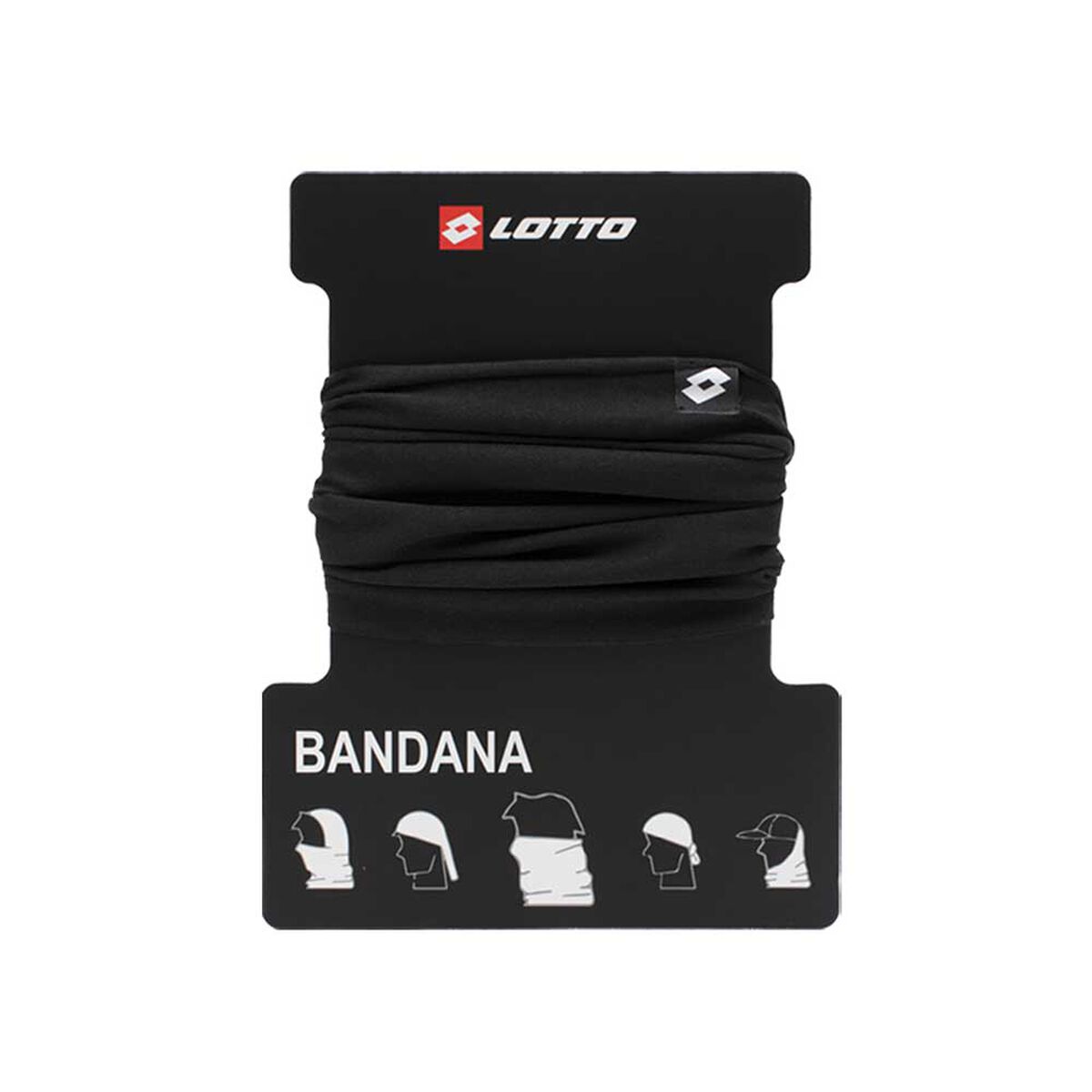 Cuello Bandana Negro Lotto