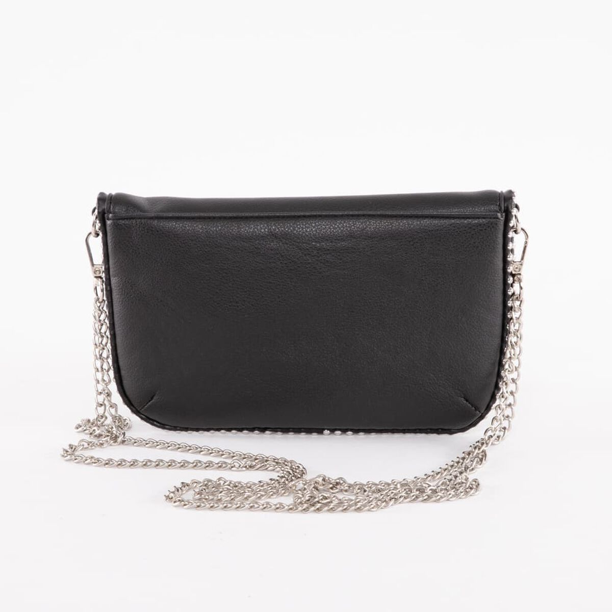 Cartera Cross Bag Negra Eco Cuero Mujer Fiorucci
