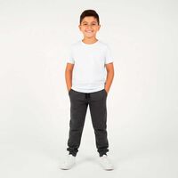 Pantalón Buzo Niño Chess Grafito, Gris-Mel, Negro, Oliva