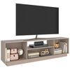 Rack TV Vekkahome Arauco Hasta 70" Gris Caf&eacute;