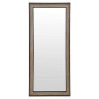 Espejo de Pared Doral 55X120 cm Café-Negro