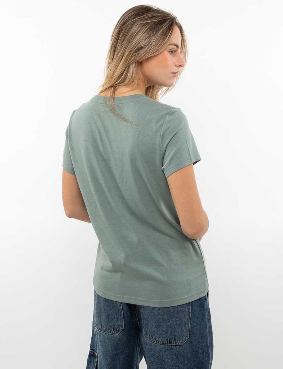 Polera Con Estampado Manga Corta Mujer Icono